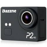 Dazzne P2 2 Inch 1080P Sports DV Action Camcorder with 130 Degree Wide Angle Lens Support 64GB SD Card