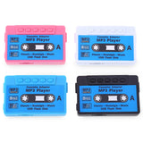 Stylish Cassette Style Portable USB MP3 Music Player with TF Card Slot