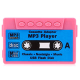 Stylish Cassette Style Portable USB MP3 Music Player with TF Card Slot