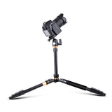 QZSD Q555 55.5 Inches Aluminium Alloy Camera Video Tripod Monopod with Quick Release Plate