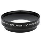 2-in-1 72MM 0.43X Wide Angle Macro Camera Lens with Two Cap