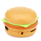 Mini Hamburger Shape Portable Support 16GB TF Card MP3 Music Player