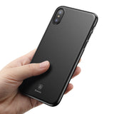 Baseus PP 0.45mm Ultra Thin Anti Fingerprint Case Cover for iPhone X