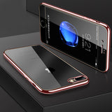 Bakeey Plating Full Body Front & Back Soft TPU Case With Tempered Glass Film For iPhone 8/8 Plus/7/7 Plus