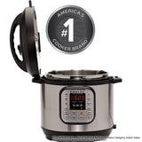 Instant Pot DUO60 6 Qt 7-in-1 Multi-Use Programmable Pressure Cooker, Slow Cooker, Rice Cooker, Steamer, Sauté, Yogurt Maker and Warmer