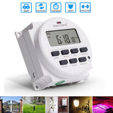 12V 24V 110V 220V Programmable Memory Plant Yard Lamp Timer Automatic Cycle Time Controller