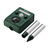 KCASA KC-JK369 Garden Ultrasonic PIR Sensor Solar Animal Repeller Strong Flashlight Bird Repel