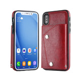 Bakeey Classic PU Leather Wallet Card Slots Bracket Case for iPhone X