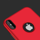 Bakeey 360º Full Body Front & Back Silicone Case With Tempered Glass Film For iPhone X