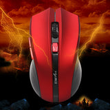 HXSJ Ergonomic Optical Office 2.4G Wireless Gaming Mouse Mice Adjustable 2400 DPI with 6 Buttons for Laptop PC Notebook Computer