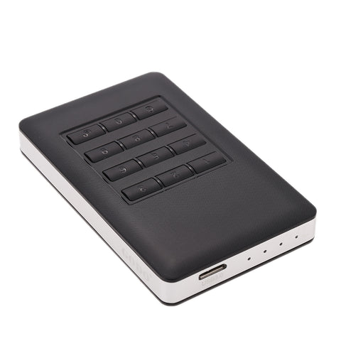 2.5" SATA SSD HDD Hard Disk Drive to USB 3.0 5Gbps  Encrypted Converter Adapter Card External Enclosure Case Caddy