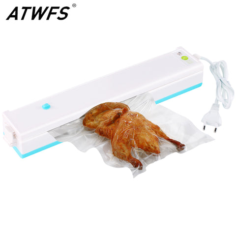 ATWFS Vacuum Plastic Packing Sealing Machine Including 15pcs Bags