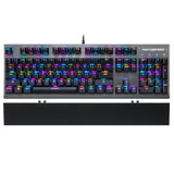 MOTOSPEED CK108 Mechanical Gaming Keyboard USB Wired RGB LED Anti-ghosting 104 Keys Russian Keyboard For Desktop Overwatch csgo
