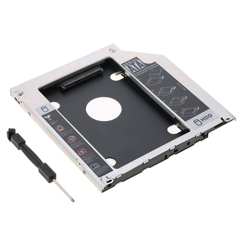2.5" SATA 2nd SSD HDD  Hard Drive Caddy Bay Tray Adapter for Macbook Pro Unibody Tray 9.5mm
