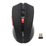 HXSJ Ergonomic Optical Office 2.4G Wireless Gaming Mouse Mice Adjustable 2400 DPI with 6 Buttons for Laptop PC Notebook Computer