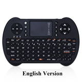 2.4G Mini USB Wireless Keyboard  Russian Spanish Gaming Keyboard Touchpad Air Fly Mouse Remote Control for Android PC TV Box Mac