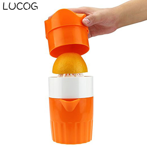 LUCOG Portable Manual Lemon Juicer Mini Fruit Juicer Hand Lemon Orange Citrus Squeezer Big Capacity