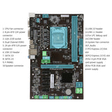 Colorful C.H81A-BTC V20 Motherboard Systemboard for Intel H81/LGA1150 Socket DDR3 SATA3.0 ATX Mainboard for Miner Mining Desktop